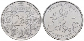 Medalla. 2003. Ni. 30,55 g.  Medalla conmemorativa de la Europa de los 15. XF. Est...20,00.