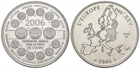 Medalla. 2006. Ni. 30,97 g. Conmemorativa de la Europa de los XXV. AU/Choice VF. Est...45,00.