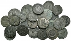Lote de 27 pequeños bronces del Bajo Imperio Romano. A EXAMINAR. VF/XF. Est...300,00.