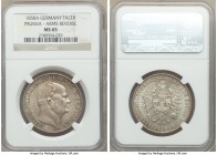 Prussia. Friedrich Wilhelm IV Taler 1858-A MS65 NGC, Berlin mint, KM471. Gem quality with seemingly untouched surfaces.

HID09801242017