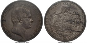 Prussia. Friedrich Wilhelm IV 2 Taler 1845-A AU58 PCGS, Berlin mint, KM440.2. Deep envelope toning and vivid details.

HID09801242017