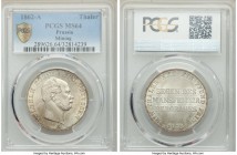 Prussia. Wilhelm I "Mining" Taler 1862-A MS64 PCGS, Berlin mint, KM490. Light toning throughout with appealing surface originality.

HID09801242017