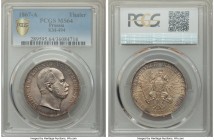 Prussia. Wilhelm I Taler 1867-A MS64 PCGS, Berlin mint, KM494. Strong strike and glimmering luster peeking through the light gray hues.

HID0980124201...