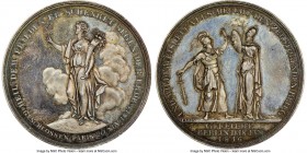 Prussia. "Peace of Paris" silver Medal 1816 MS64 NGC, Bramsen-1776. 36.5mm. By Loos and Döll. Struck in commemoration of the Peace of Paris. Alternati...