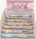 Afghanistan, Total 10 banknotes
1 Afghani, 2002, UNC; 2 Afghanis, 2002, UNC; 5 Afghanis, 2002, UNC; 20 Afghanis, 2002, UNC; 50 Afghanis, 2002, UNC; 1...