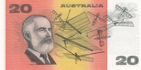 Australia, 20 Dollars, 1991, AUNC, p46h
 Serial Number: RUQ125507
Estimate: 40-80 USD