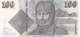 Australia, 100 Dollars, 1992, XF, p48d
 Serial Number: ZKH 209658
Estimate: 250-500 USD