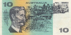Australia, 10 Dollars, 1991, VF, p45g
 Serial Number: MPS 018857
Estimate: 15-30 USD
