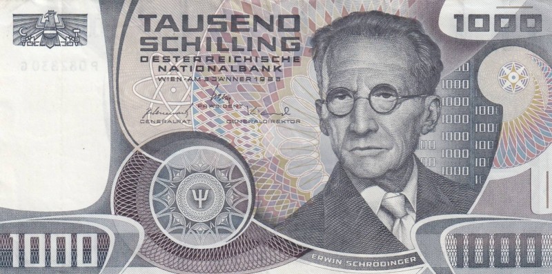 Austria, 1.000 Shillings, 1983, XF, p152b
 Serial Number: P 082830 G
Estimate:...