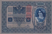 Austria, 1.000 Krones, 1902, UNC, p59
 Serial Number: 44483
Estimate: 15-30 USD