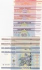 Belarus, Different 9 banknotes
5 Rublei(2), 2000, UNC, p22; 10 Rublei(2), 2000, UNC, p23; 50 Kapeek, 1992, UNC, p1; 500 Rublei(2), 2000, UNC, p27; 1....