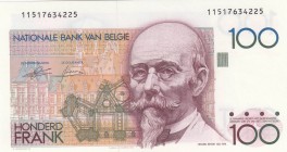 Belgium, 100 Francs, 1982/1994, UNC, p142a
 Serial Number: 11517634225
Estimate: 15-30 USD