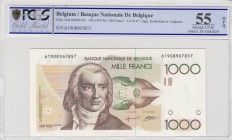 Belgium, 1.000 Francs, 1992/1996, AUNC, p144a
PCGS 55, Serial Number: 61908967857
Estimate: 100-200 USD