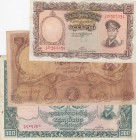 Burma , 1 Kyat, 50 Kyats and 100 Kyats, 1958, VF/XF, p49, p50, p51, (Total 3 banknotes)
Estimate: 30-60 USD