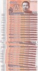 Cambodia, 100 Riels, 
100 Riels(27), 2014, UNC, p65 (Total 27 banknotes)
Estimate: 15-30 USD