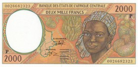 Central African States, 2.000 Francs, 2000, UNC, p603Pg
Chad , Serial Number: 0026682323
Estimate: 15-30 USD