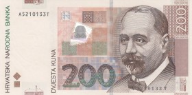 Croatia, 200 Kuna, 2012, UNC, p42a
 Serial Number: A5210133T
Estimate: 35-70 USD