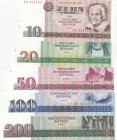 Democratic Germany, 10 Mark, 20 Mark, 50, Mark, 100 Mark and 200 Mark, 1971/1985, UNC, p28, p29, p30, p31, p32, (Total 4 banknotes)
Estimate: 50-100 ...