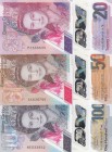 East Caribbean States, Total 3 banknotes
20 Dollars, 2019, UNC, pNew; 50 Dollars, 2019, UNC, pNew; 100 Dollars, 2019, UNC, pNew, With Queen Elizabeth...