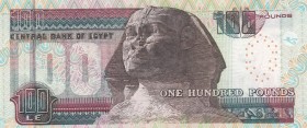 Egypt, 100 Pounds, 2000, UNC, p67a
 Serial Number: 2955821
Estimate: 20-40 USD