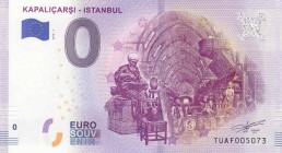 Fantasy Banknotes, 0 Euro, 2019, UNC, 
Grand Bazaar - Istanbul, Serial Number: TUAF005073
Estimate: 10-20 USD