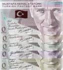 Fantasy Banknotes, 0 Euro, UNC, 
Differant 6 fantasy banknotes, Serial Number: MKA 001425
Estimate: 15-30 USD