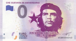 Fantasy Banknotes, 0 Euor, UNC, Fantasy banknotes, 0 Euro, 2018, UNC, Che Guevara
Che Guevara 90. Anniversary fantasy banknot
Estimate: 10-20 USD
