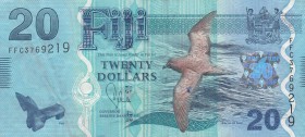 Fiji, 20 Dollars, 2013, VF, p117
 Serial Number: FFC3769219
Estimate: 15-30 USD