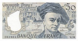 France, 50 Francs, 1989, XF, p152d
 Serial Number: 1446262904
Estimate: 15-30 USD