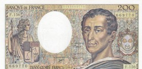France, 200 Francs, 1994, UNC, p155f
 Serial Number: F.156.669770
Estimate: 50-100 USD