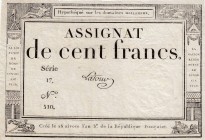 France, 100 Francs, 1795, VF, pA78
There are pinholes and a slit at the centre. Signature Latour, Serial Number: 17 510
Estimate: 15-30 USD