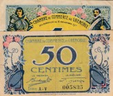 France, Grenoble, 50 Centimes and 1 Franc, 1917, XF, (Total 2 banknotes)
Chambre De Commerce De Grenoble
Estimate: 15-30 USD