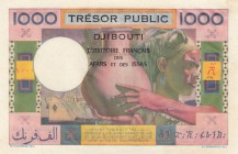 French Afars and Issas, 1.000 Francs, 1974, UNC, p32
Djibouti, Territoire Français Des Afars Et Des Issas, Serial Number: V.67 430
Estimate: 500-100...