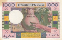 French Afars and Issas, 1.000 Francs, 1974, UNC, p32
Djibouti, Cote Française Des Somalis, Serial Number: Y.55 951
Estimate: 600-1200 USD