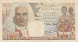 French Equatorial Africa, 100 Francs, 1947, XF, p24
 Serial Number: Z.7/46301
Estimate: 150-300 USD