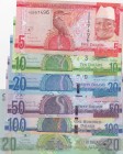 Gambia, Total 6 banknotes
5 Dalasis, 2015, UNC; 10 Dalasis, 2015, UNC; 20 Dalasis, 2015, UNC; 50 Dalasis, 2015, UNC; 100 Dalasis, 2015, UNC; 20 Dalas...