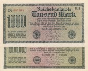Germany, 1.000 Mark, 1922, UNC, p76, (Total 2 banknotes)
Estimate: 15-30 USD