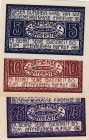 Germany, 5 Pfennig, 10 Pfennig, 25 Pfennig, 1920, UNC, Notgeld, Total 3 banknotes
Nachterstedt, There are stains on banknotes
Estimate: 10-20 USD