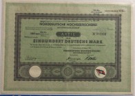 Germany, 100 Mark , 1979, AUNC, BOND SHARE
Norddeutsche Hochseefischere
Estimate: 25-50 USD