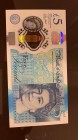 Great Britain, 5 Pounds, 2015, UNC, p394
Queen Elizabeth II portrait, low serial number, Serial Number: AJ52 000976
Estimate: 10-20 USD
