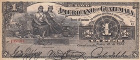 Guatemala, 1 Peso, 1923, XF, pS116a
 Serial Number: 108604
Estimate: 150-300 USD