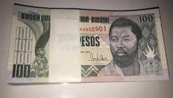 Guinea Bissau, 50 Pesos, 1990, UNC, p11, BUNDLE
Total 100 banknotes
Estimate: 40-80 USD