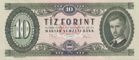 Hungary, 10 Forint, 1975, UNC, p168e
 Serial Number: 104260
Estimate: 10-20 USD
