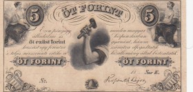 Macaristan, 5 Forint, 1852, UNC, 
Estimate: 40-80 USD