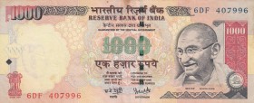 India, 1.000 Rupees, 2008, VF, p100l
There is writing mark on back, Serial Number: 6DF 407996
Estimate: 10-20 USD