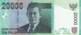 Indonesia, 20.000 Rupiah, 2009, UNC, p144f
 Serial Number: JER448624
Estimate: 10-20 USD