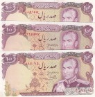 Iran, 100 Rials , 1974/1979, AUNC - UNC, p102, (Total 3 banknotes)
farklı imzalara sahip üç banknot
Estimate: 20-40 USD