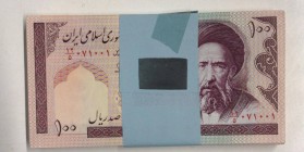 Iran, 100 Rials, 1985, UNC, p140f, Stack of money
Consecutive serial number banknotes
Estimate: 15-30 USD