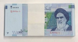Iran, 20.000 Rials, 2014, UNC, p153, Stack of money
Consecutive serial number banknotes
Estimate: 15-30 USD
