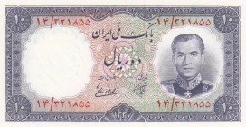 Iran, 10 Rials , 1958, UNC, p68
Estimate: 25-50 USD